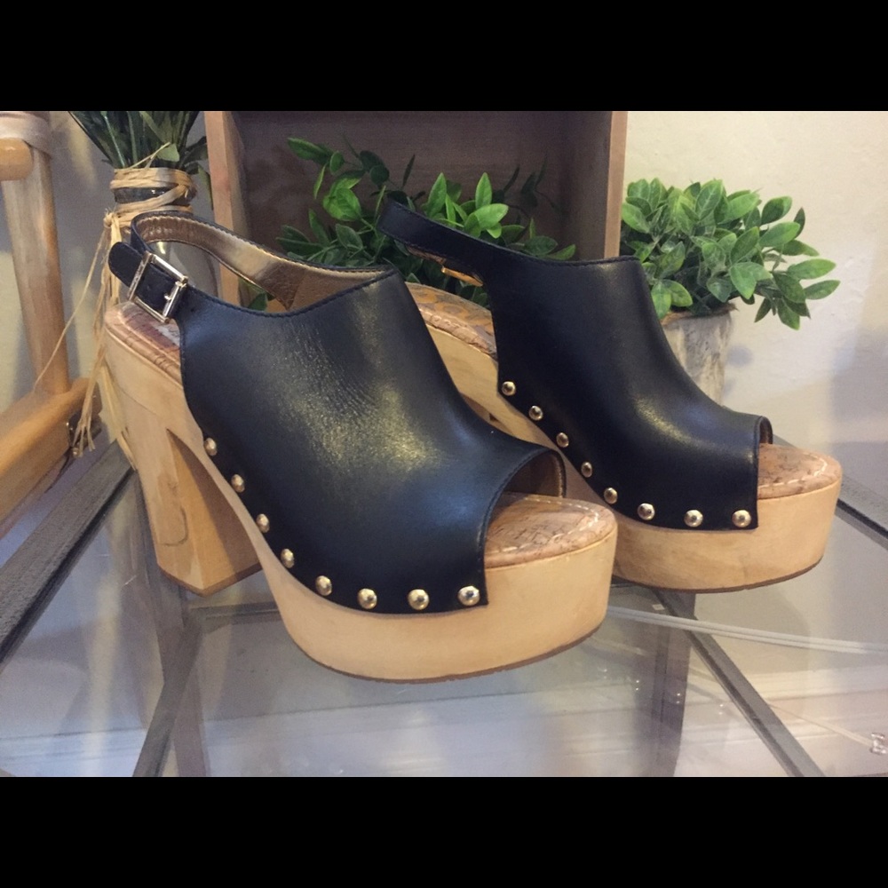 Amazing! Sam Edelman Marley Clog Platform Shoe 10M - Picture 3 of 8